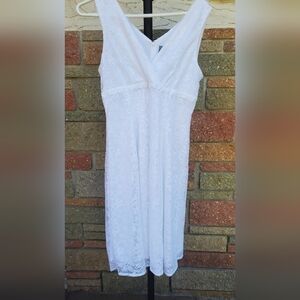RABBIT designs size‎ 12 feminine white summer dress